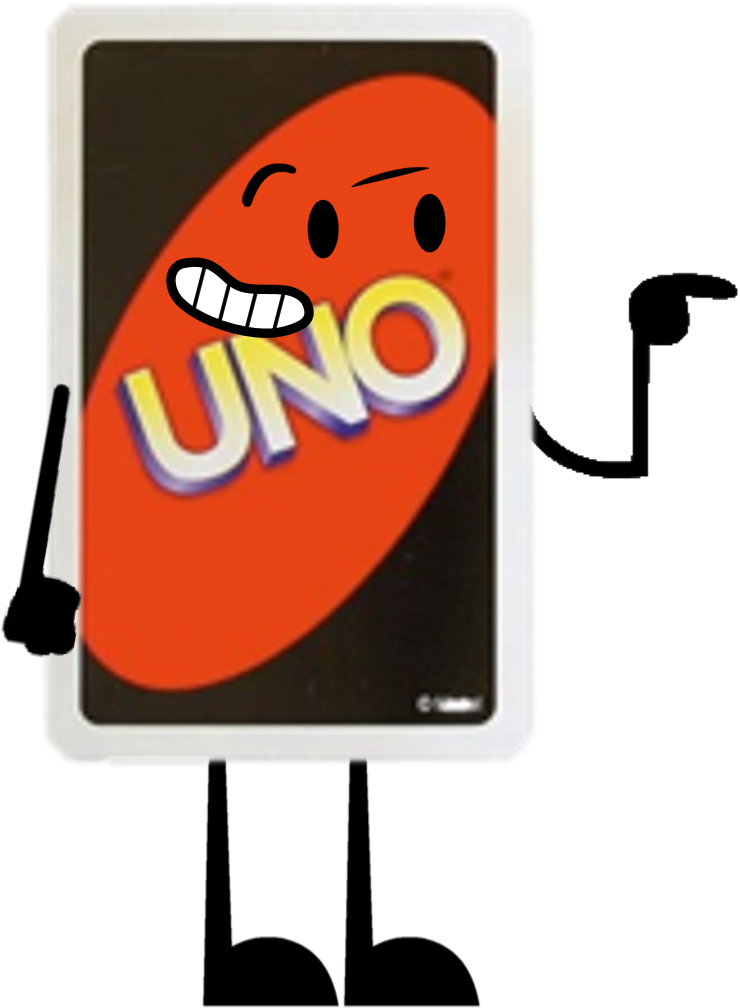 Animated Uno Card Character