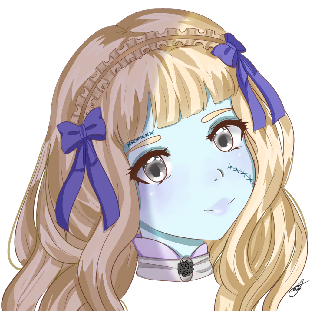 Vampire Anime Girl PNG Background Image PNG with transparent background