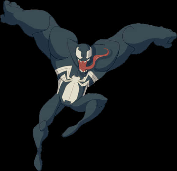 Animated Venom Character Pose