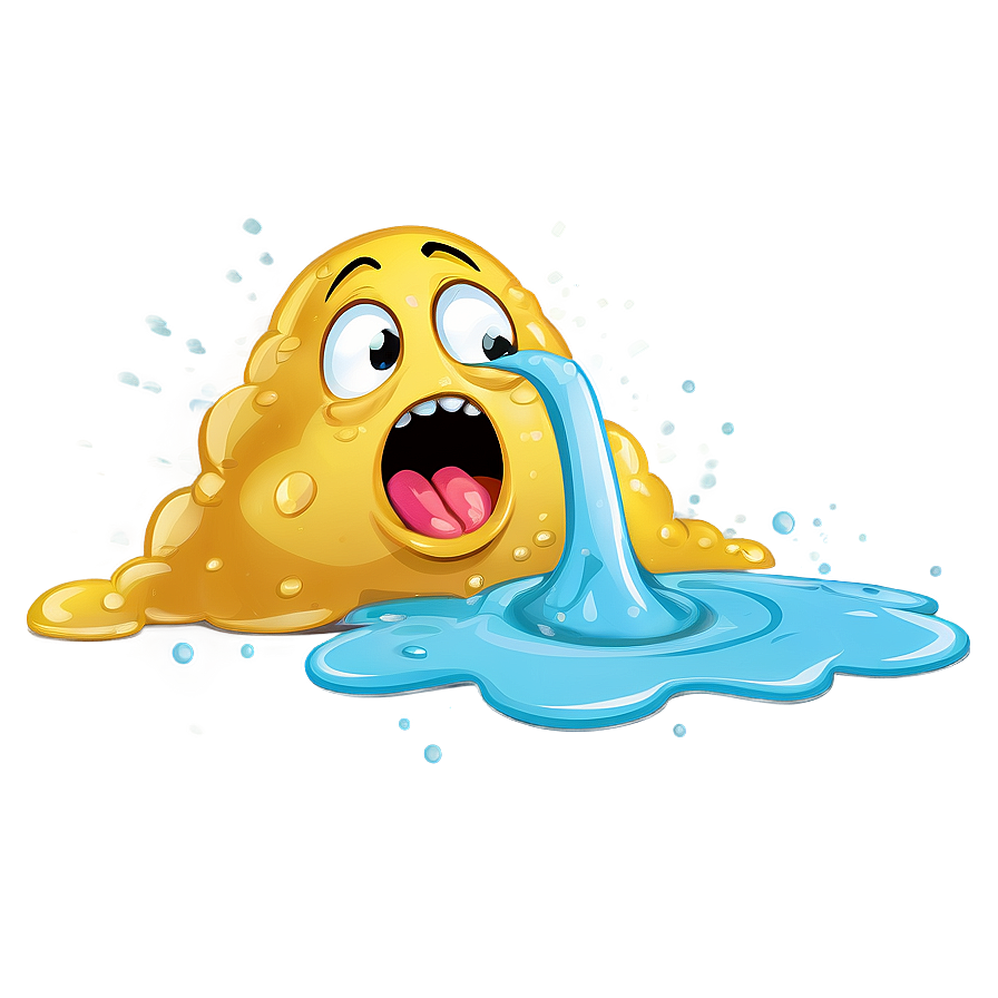 Animated Vomiting Character PNG xkd91 PNG with transparent background