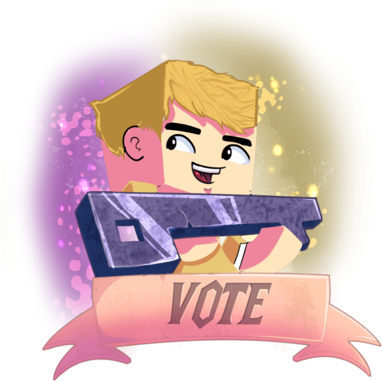 Animated Voting Advocate Character PNG with transparent background