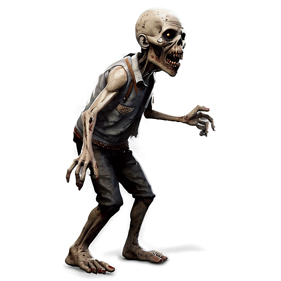 Animated Walking Zombie PNG 05032024 PNG with transparent background