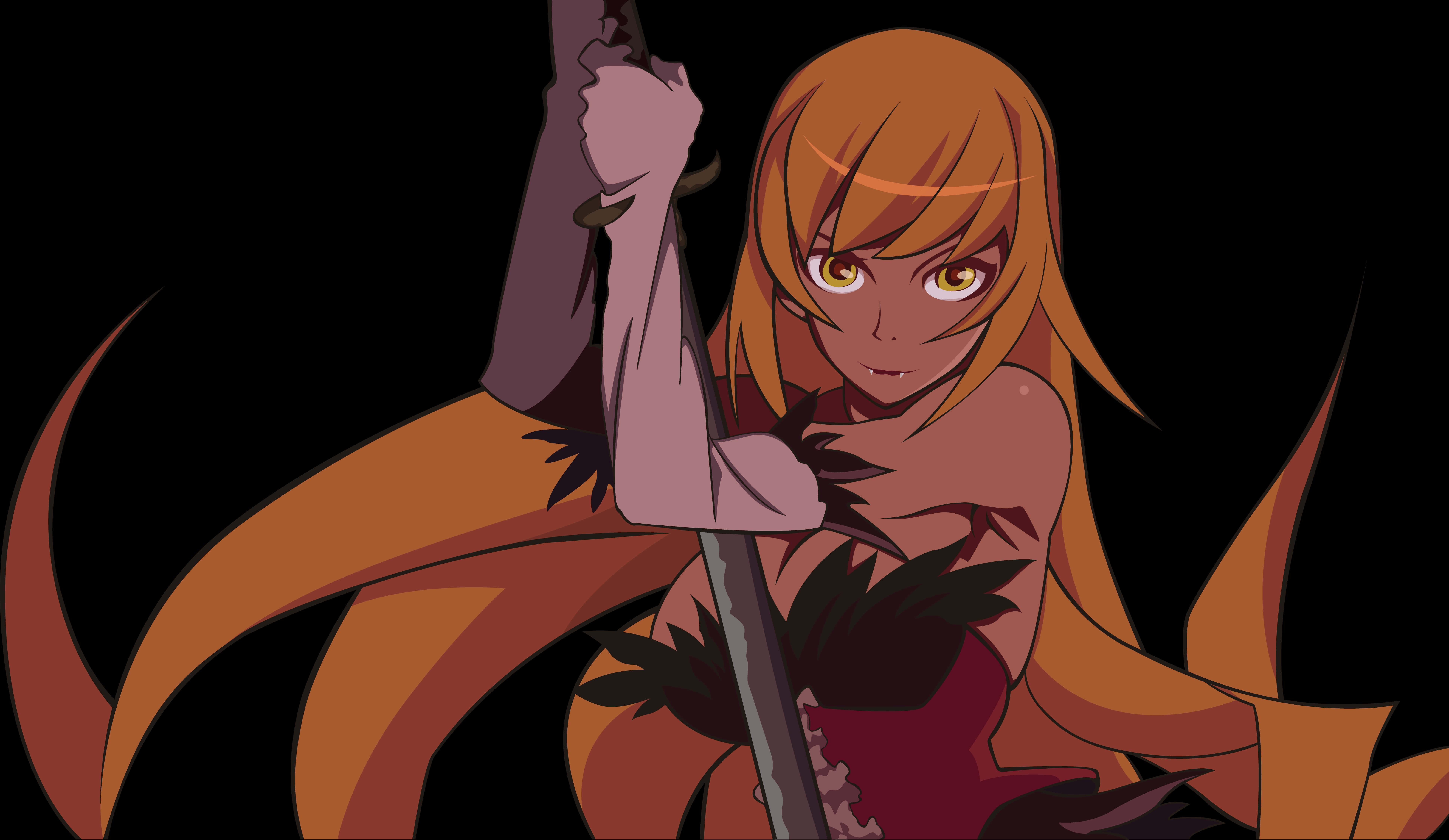 /touchofgrey - Yande - Re - Oshino Shinobu Render Adult - Monogatari Shinobu Adult, HD Png Download PNG with transparent background