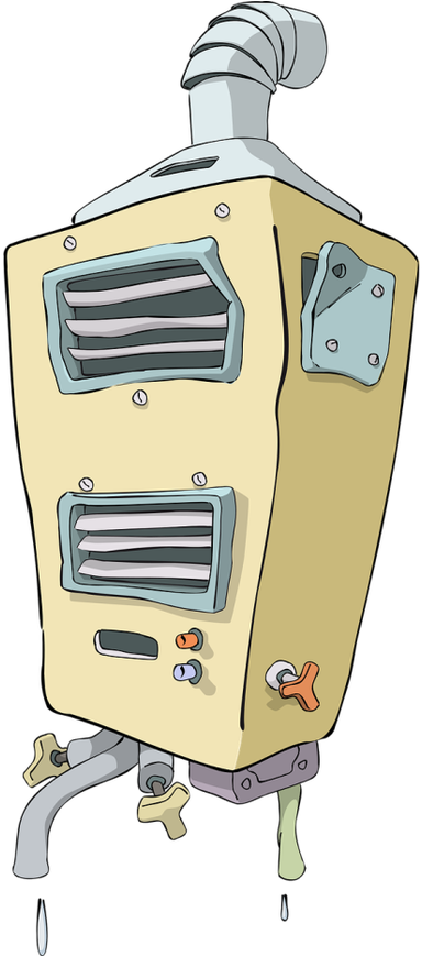 Animated Water Heater Design