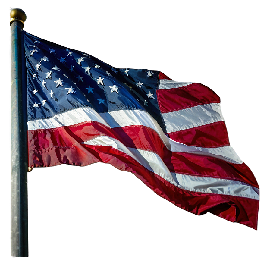 Animated Waving American Flag PNG 04302024 PNG with transparent background