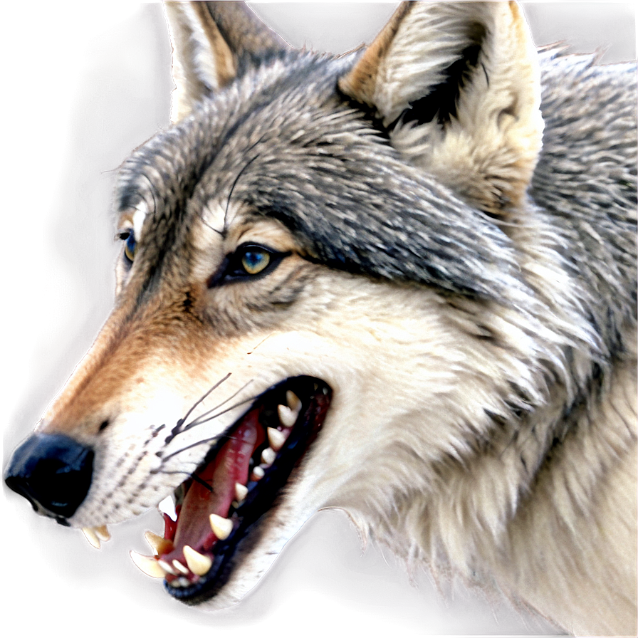 Animated Wolf Face Character Png 90