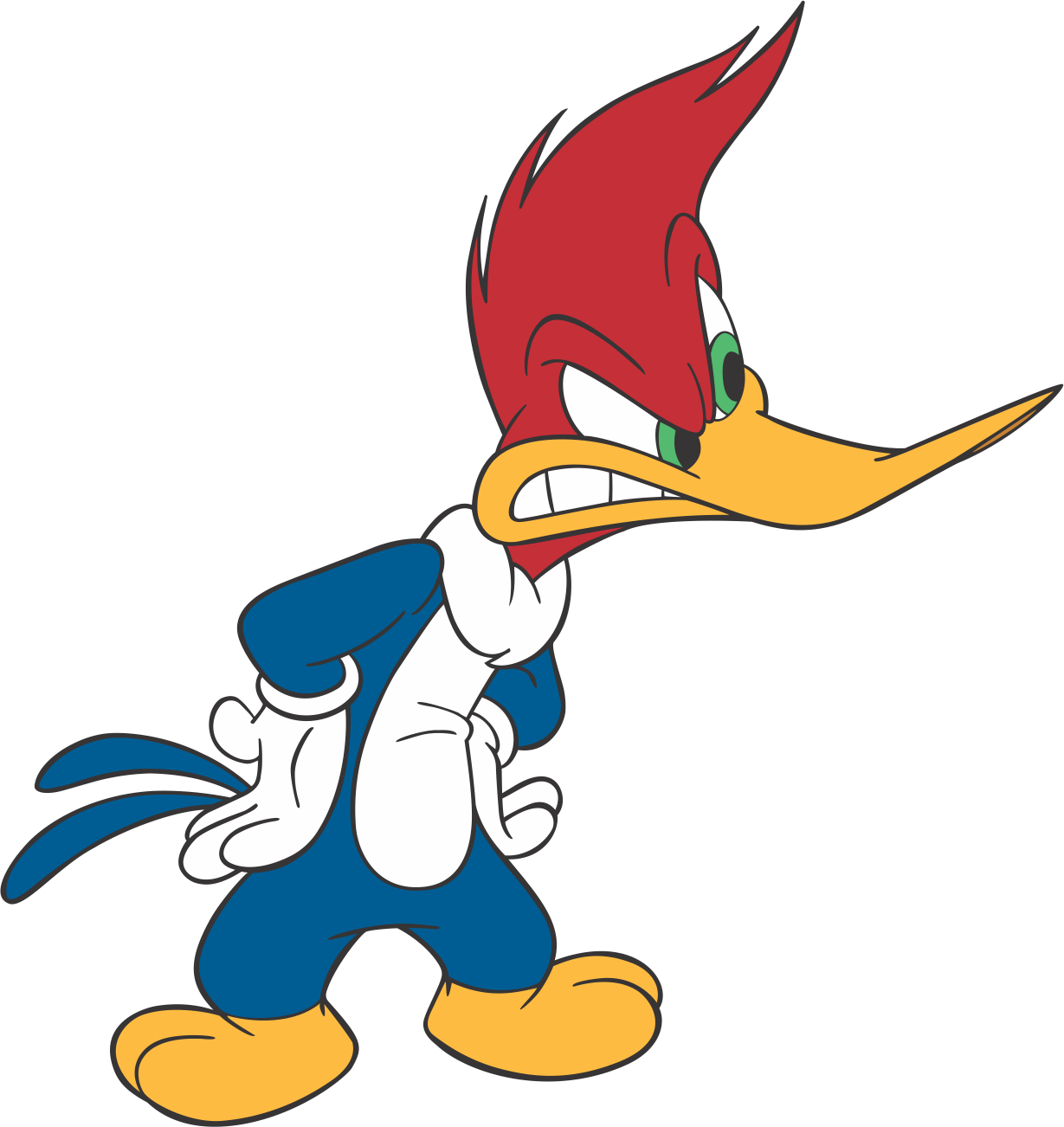 Woody Woodpecker Characters, Woody Woodpecker Cartoon - Papel De Parede Pica Pau, HD Png Download PNG with transparent background