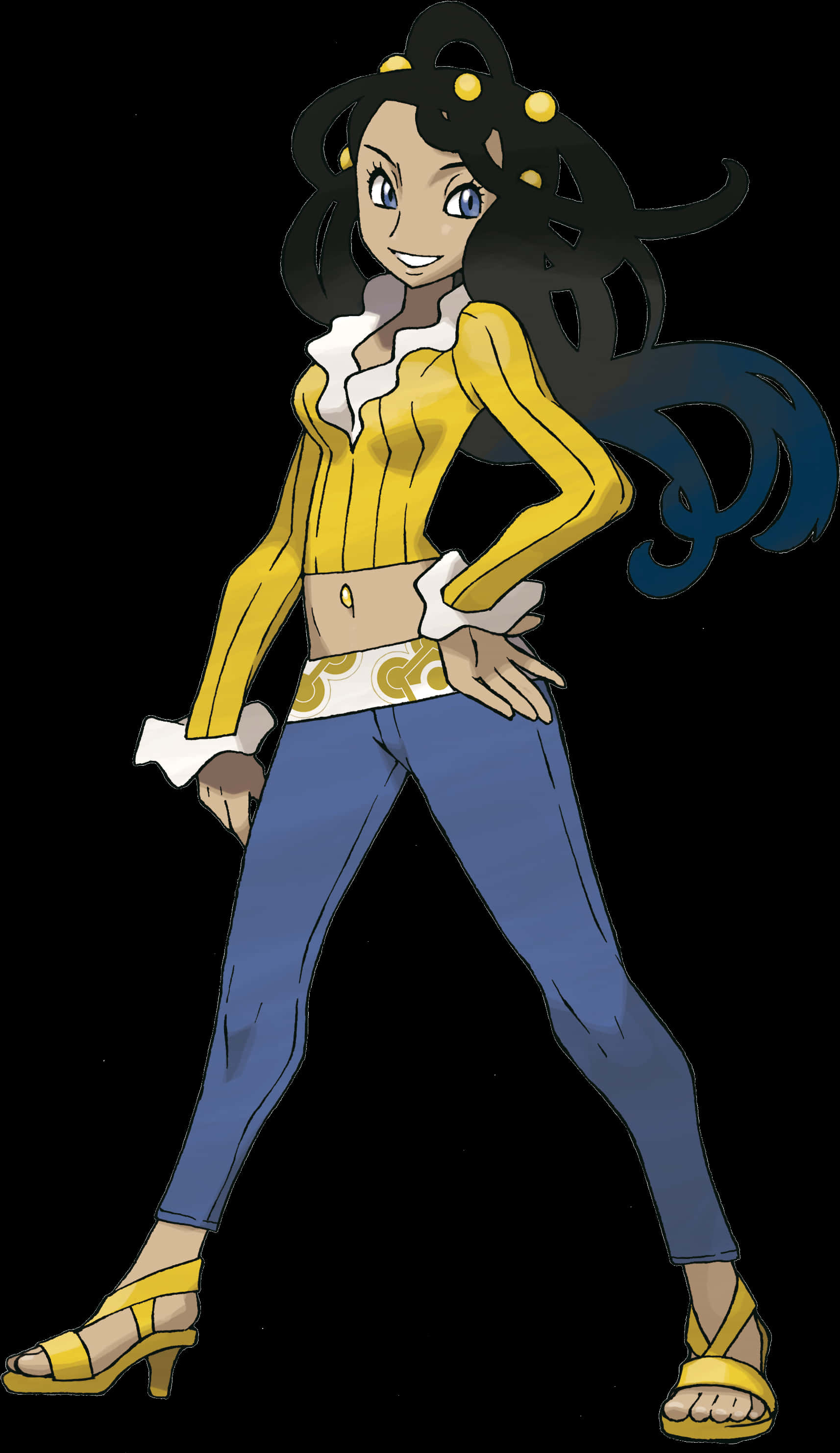 Animated Yellow Jacket Character