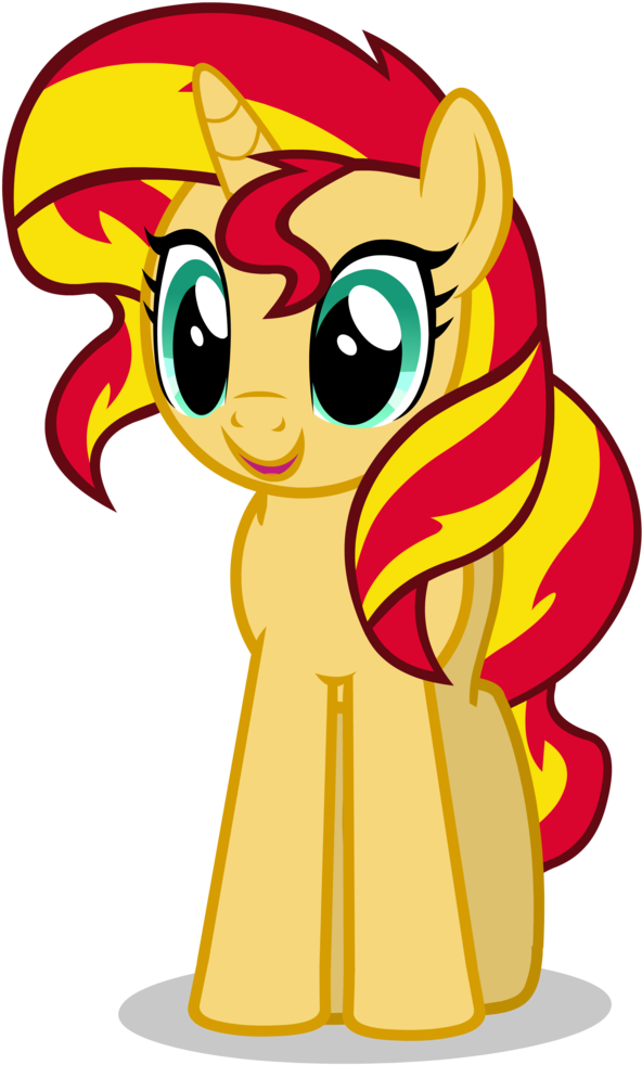 Sunset Vector Png - Pony Mlp Sunset Shimmer Face, Transparent Png PNG with transparent background
