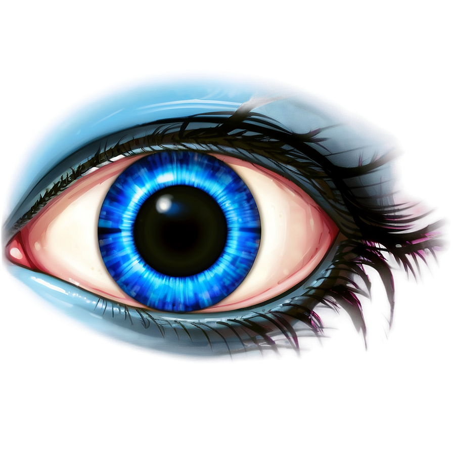 Anime Blue Eyes Png Mci55