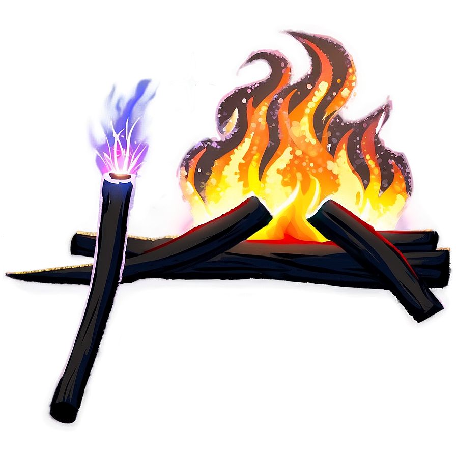 Anime Bonfire Night Png Xrg5