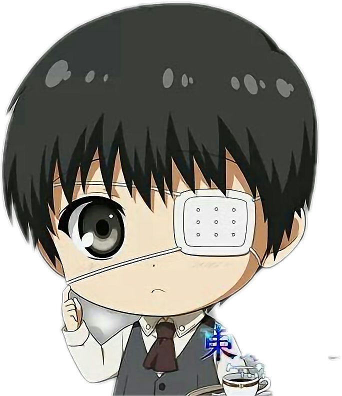 Anime Boy With Eye Patchand Teacup