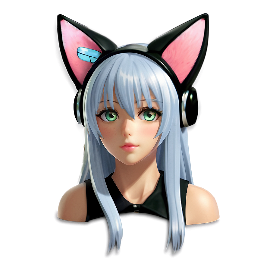 Anime Cat Ear Design Png 18