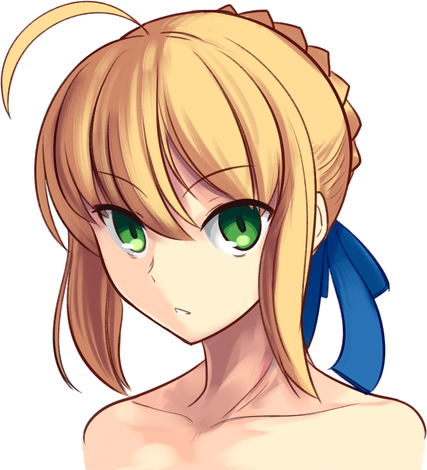 Saber Fate Head Png, Transparent Png PNG image with a transparent background, free high-resolution download