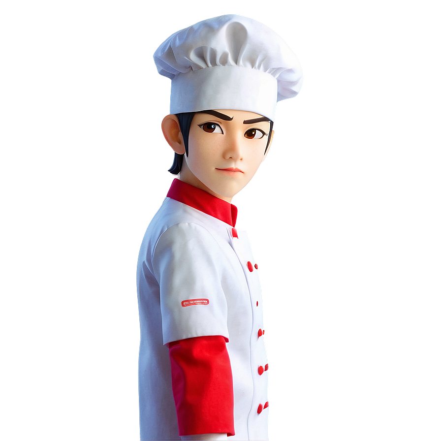 Anime Character In Chef Uniform Png 06252024