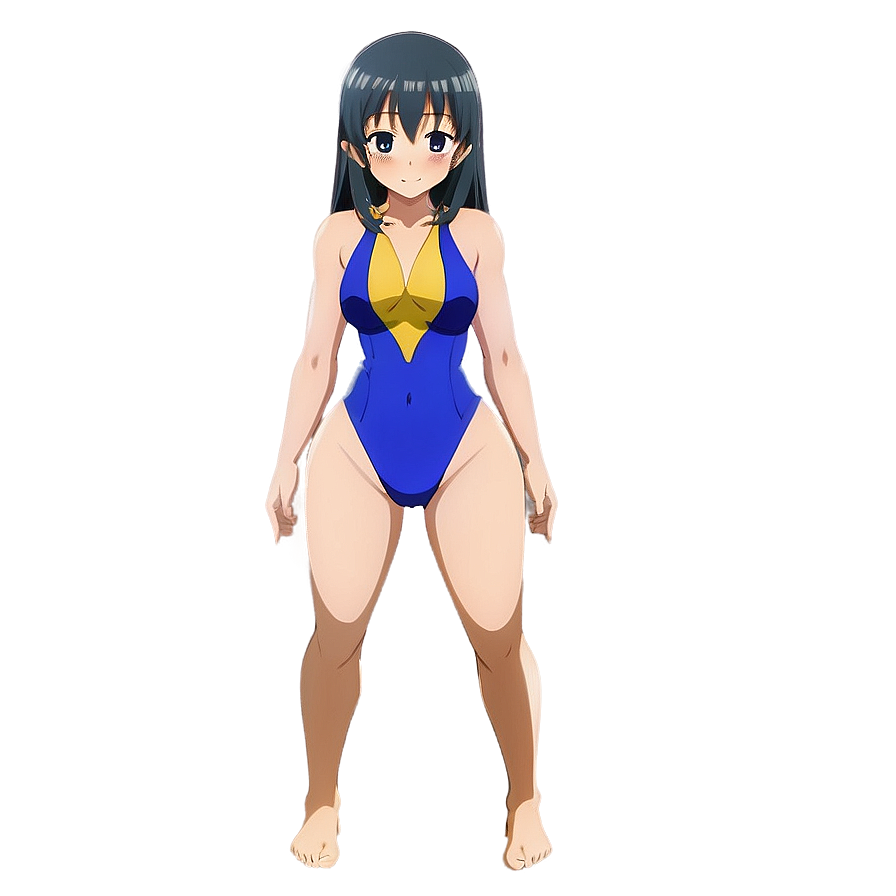 Anime Character In Swimsuit Png 38