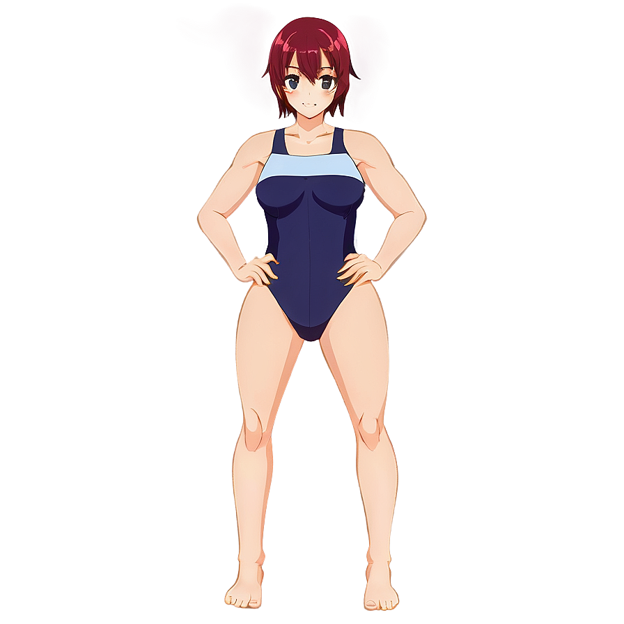 Anime Character In Swimsuit Png Gek71