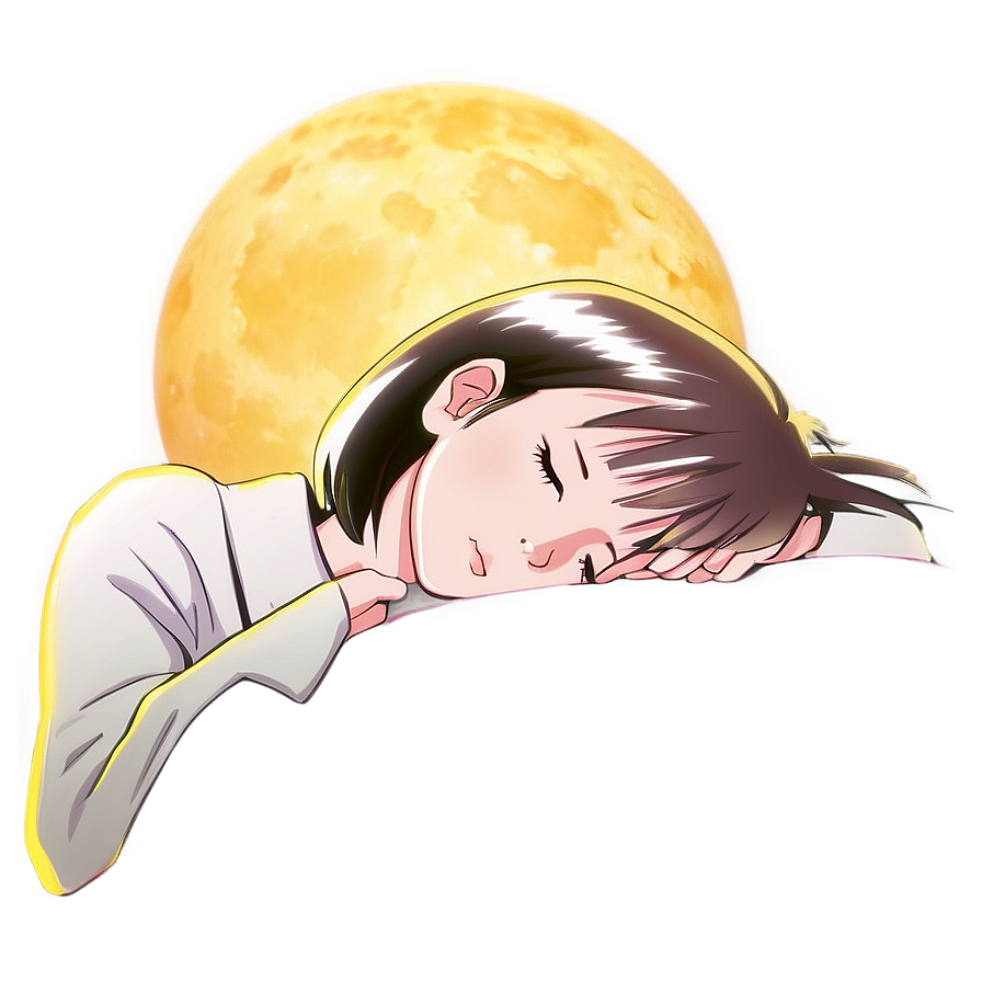 Anime Character Sleeping Peacefully Png Mry88