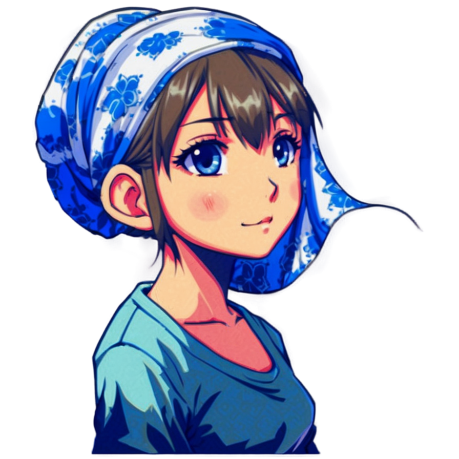 Anime Face With Bandana Png 33