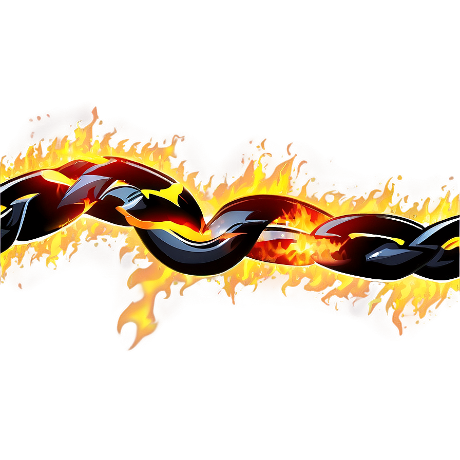 Anime Fire Chain Png Ewg