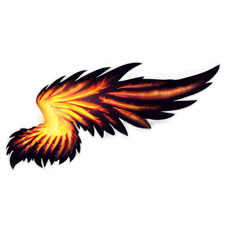 Anime Fire Wings Png Gmw46