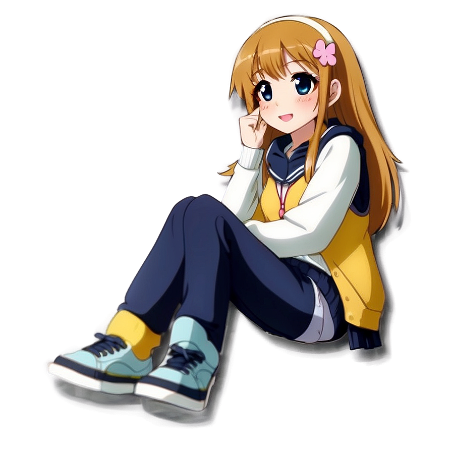 Anime Girl Kawaii Pose Png 05032024