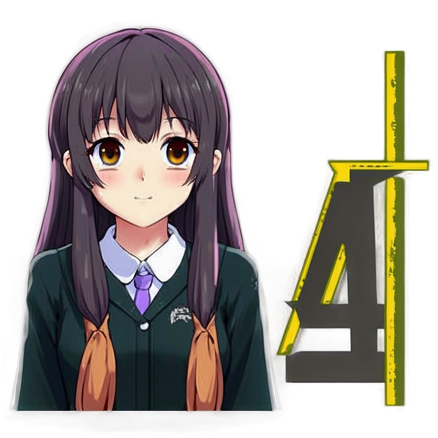 Anime Girl Png 64