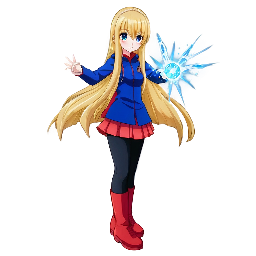 Anime Girl With Ice Powers Png Hlm