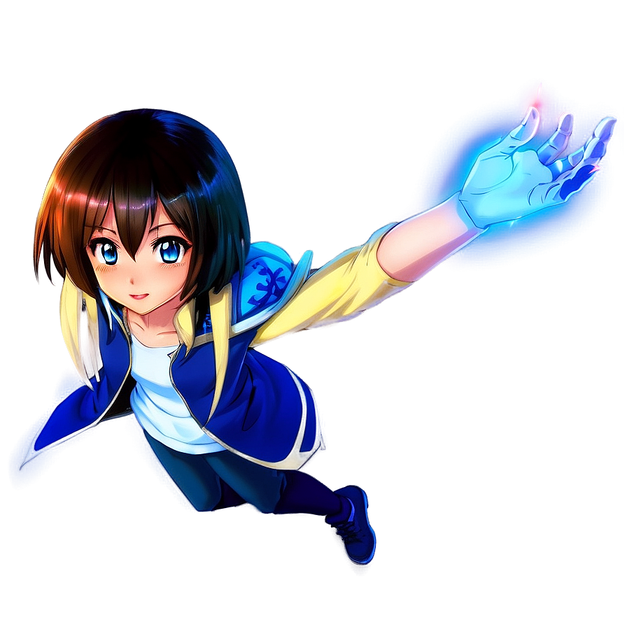 Anime Girl With Magic Powers Png Qdd