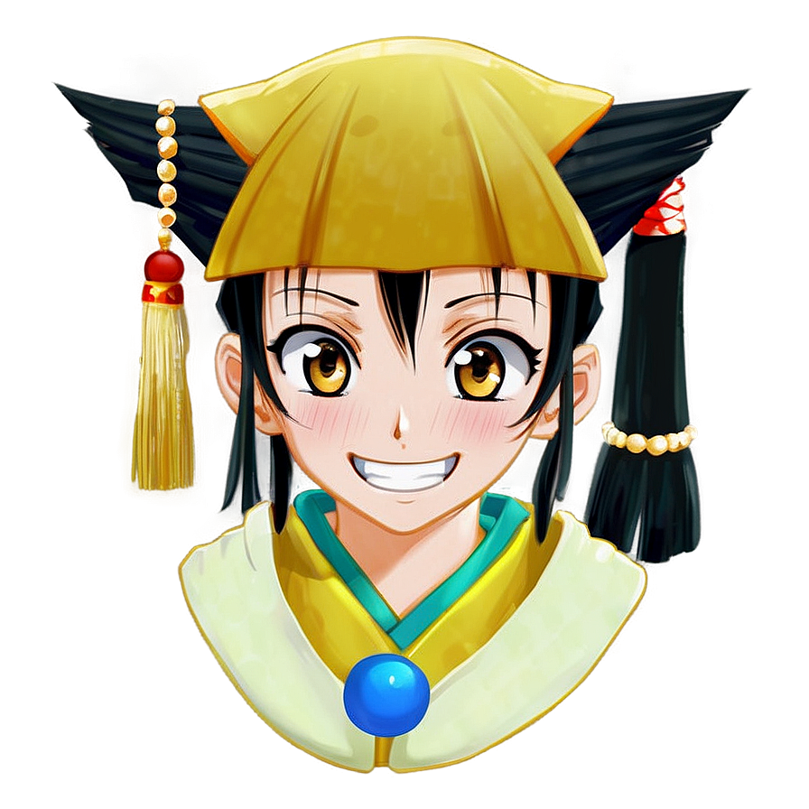 Anime Head In Traditional Clothing Png 06272024