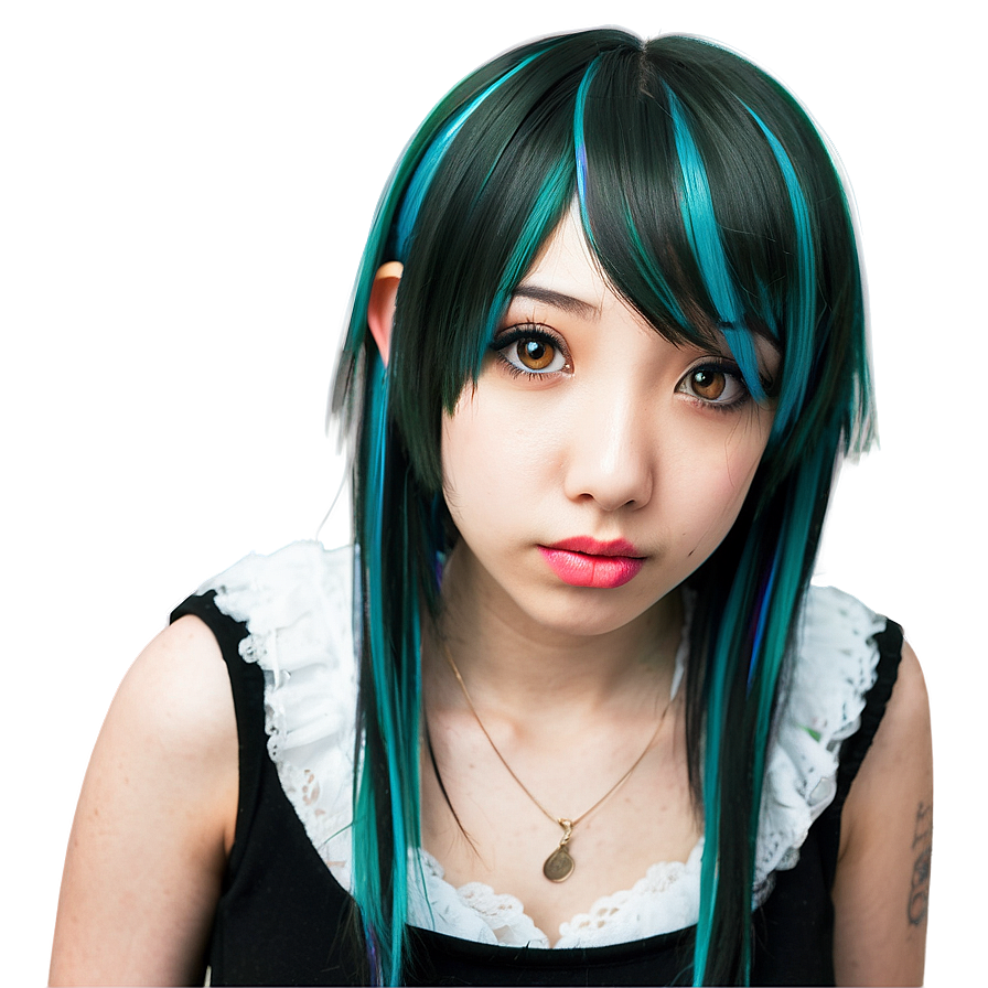 Anime Inspired Emo Hair PNG tbn PNG image with a transparent background, free high-resolution download