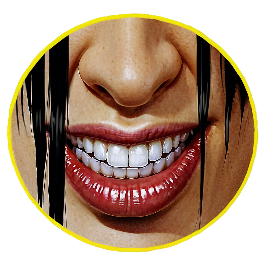 Anime Mouth With Scar Png 06202024