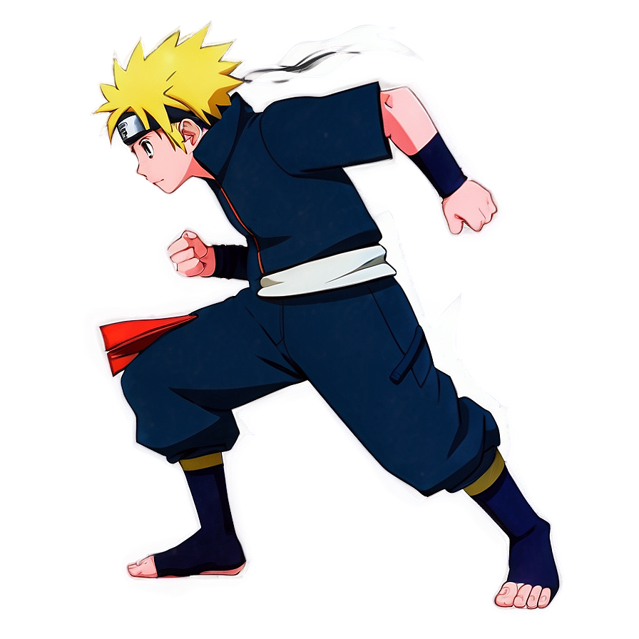 Anime Naruto Running Motion Png Puk64