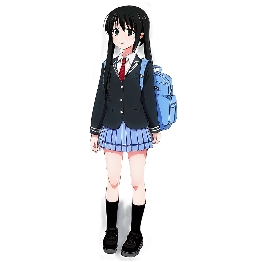 Anime School Uniform PNG 05032024 PNG with transparent background