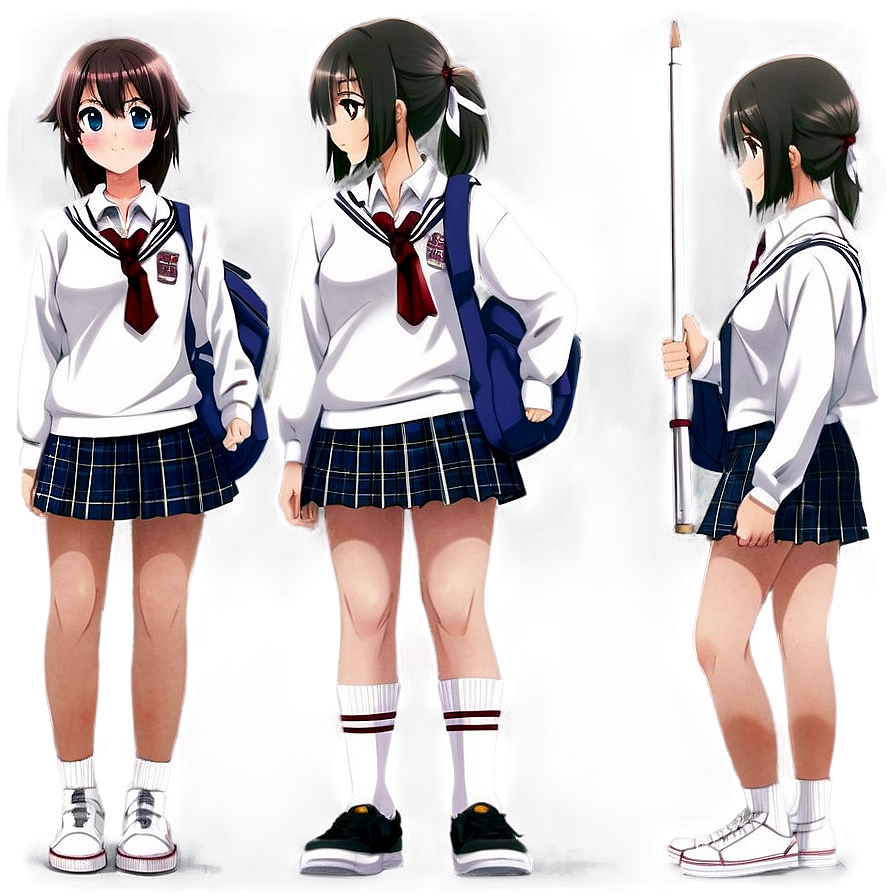 Anime School Uniform PNG 58 PNG with transparent background
