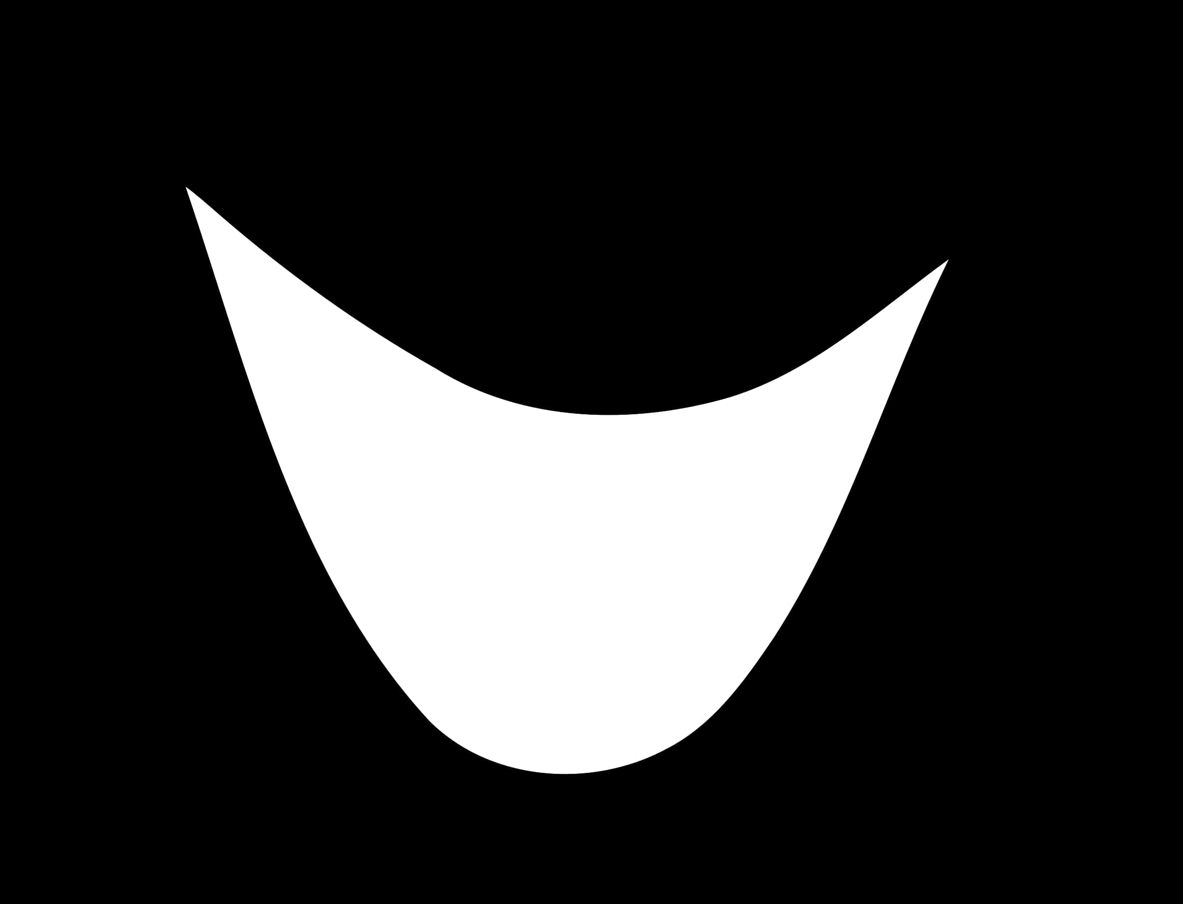 Anime Smile Mouth Silhouette