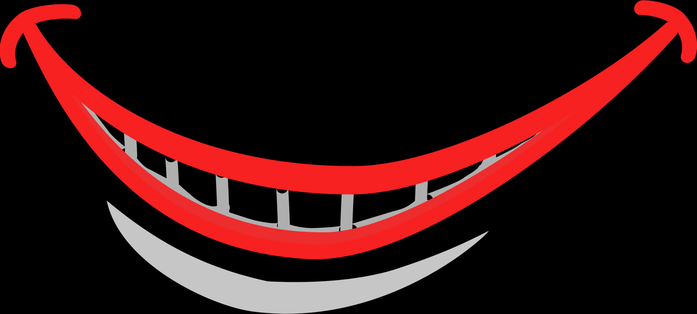 Anime Smiling Mouth Graphic