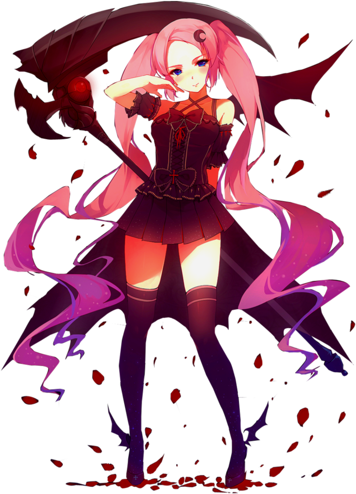 Vampire Anime Girl PNG Image PNG with transparent background