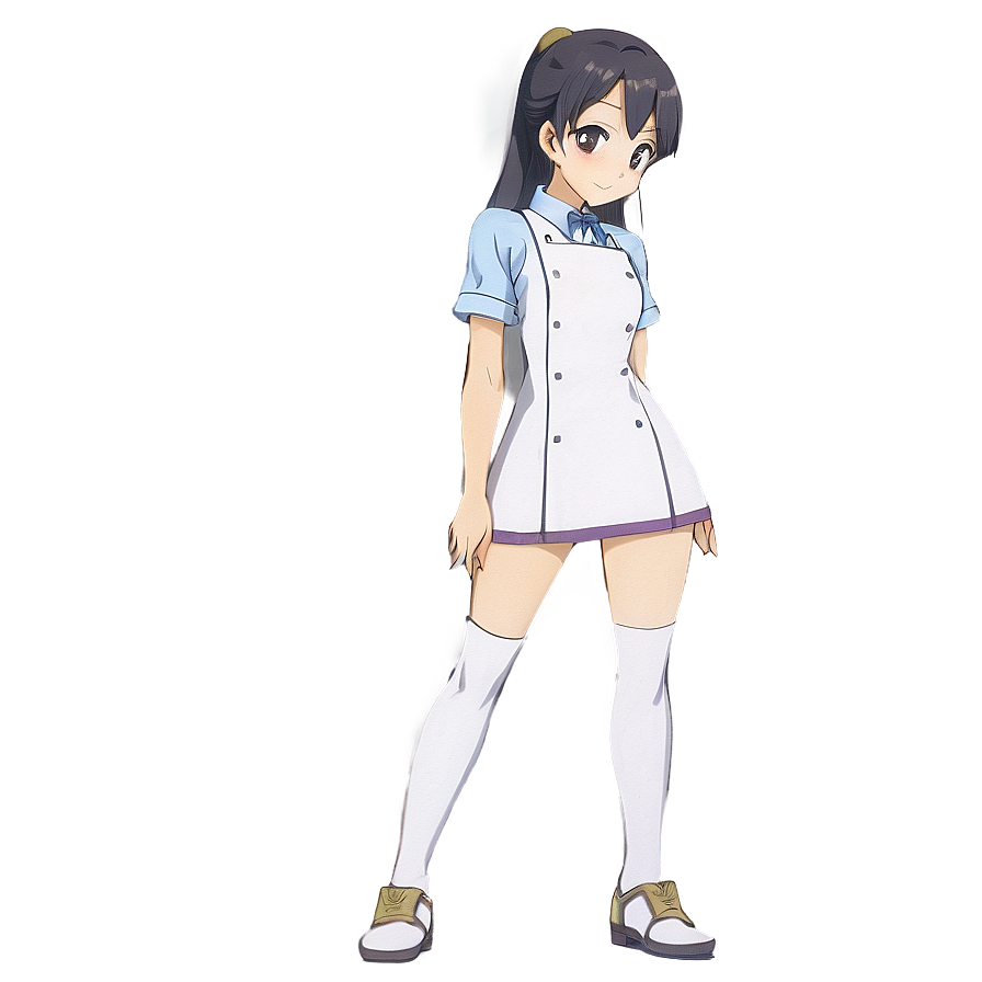 Anime Waitress Character Png Mof