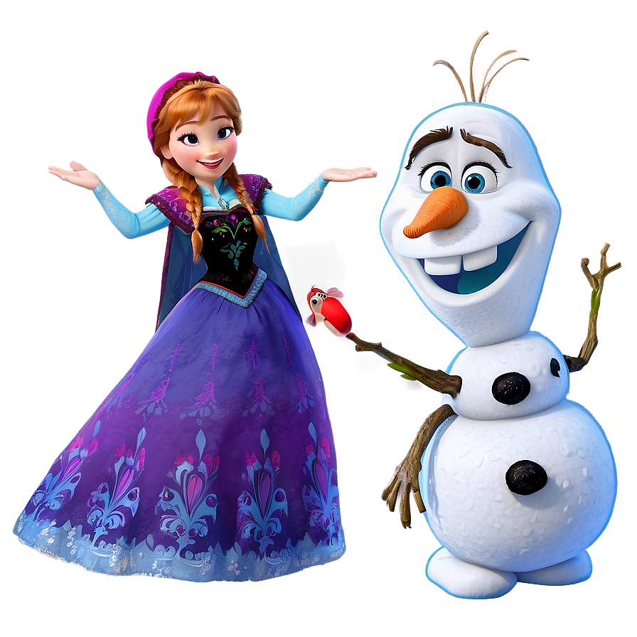 Anna And Olaf Best Friends Frozen Png 93