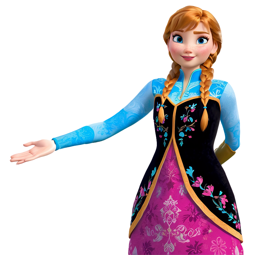 Anna Frozen Adventure Outfit Png 06132024