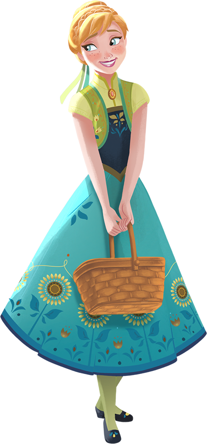 Anna Frozen Character With Basket