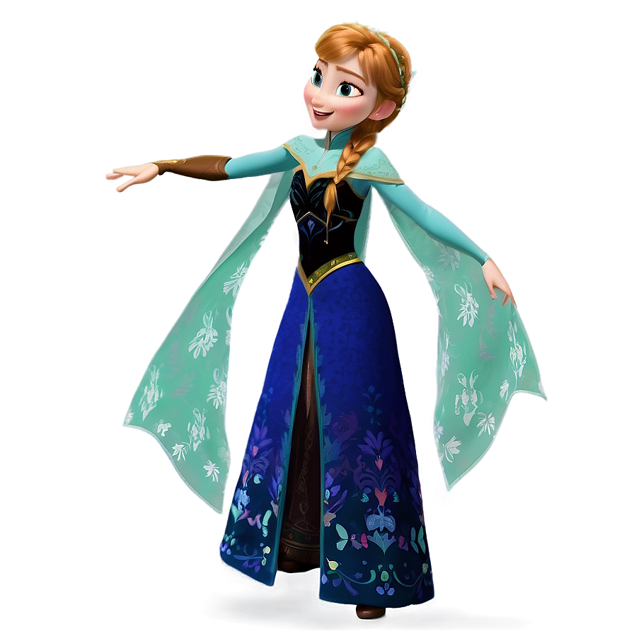 Anna Of Arendelle Frozen Png Tgk