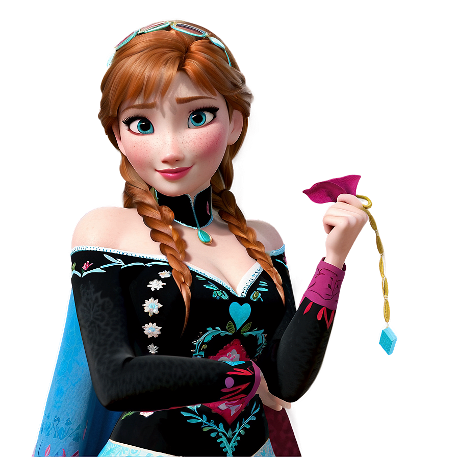 Anna's Winter Costume Frozen Png 06132024