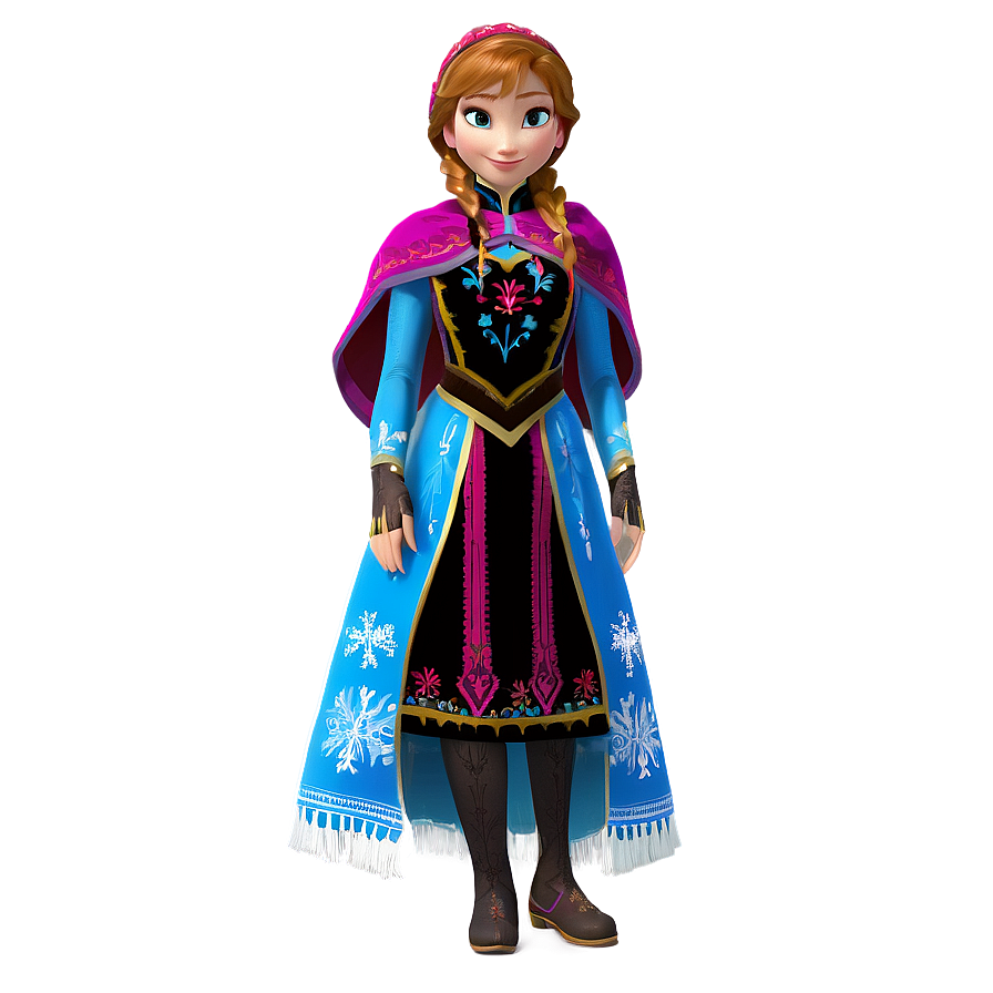 Anna's Winter Costume Frozen Png 75