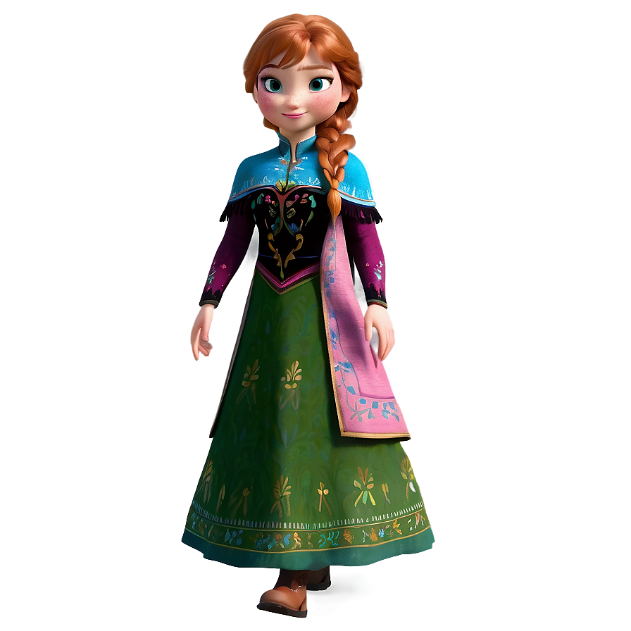 Anna's Winter Outfit Frozen Png 77