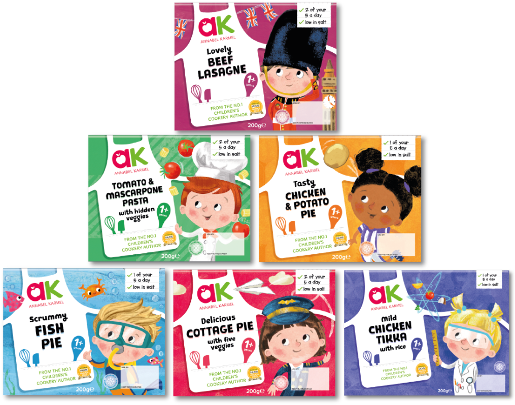 Annabel Karmel Childrens Meals Packaging