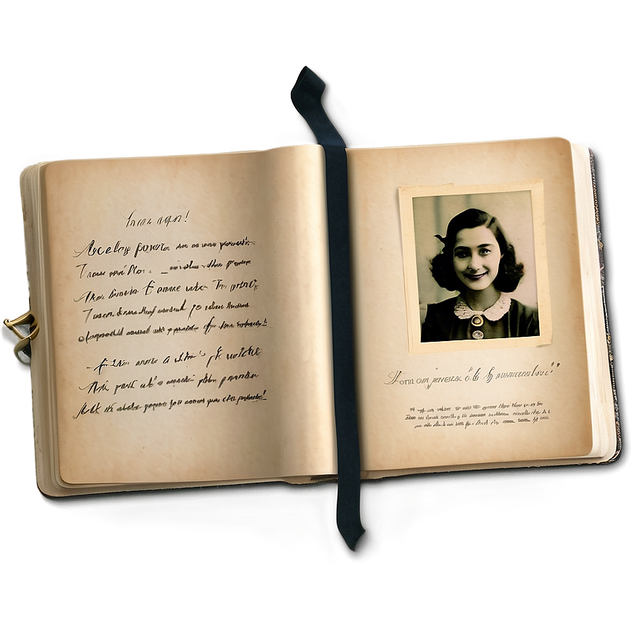 Anne Frank Diary Pages Png 06242024