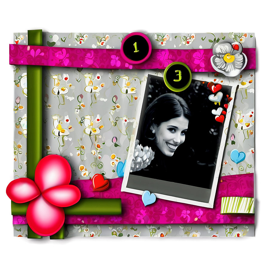 Anniversary Cute Frame Png Eld27