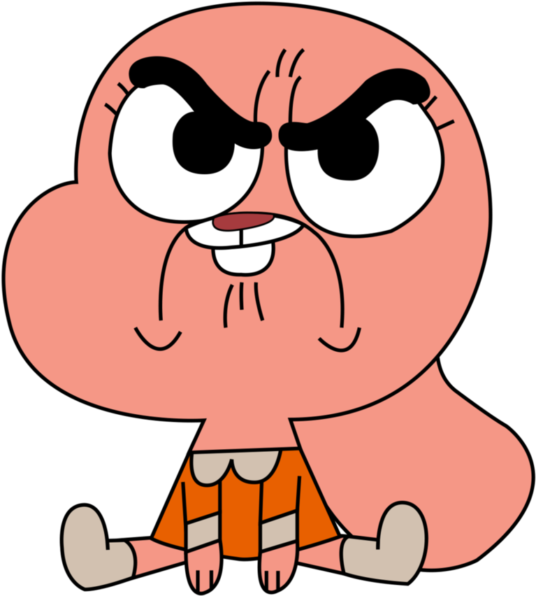 Annoyed Gumball Watterson Cartoon Network